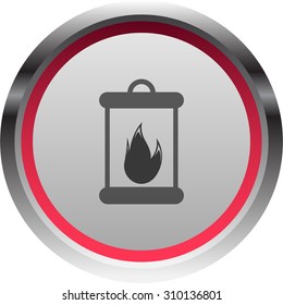 vector illustration of modern icon burner