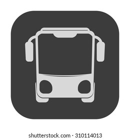 vector illustration of modern icon bus