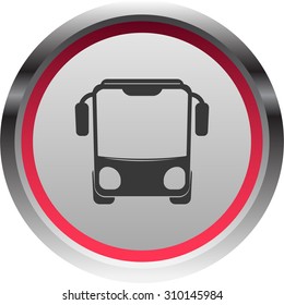 vector illustration of modern icon bus