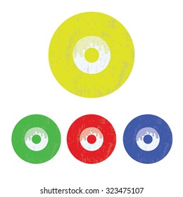 vector illustration of modern icon cake