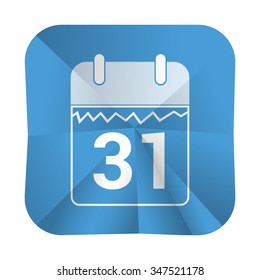 vector illustration of modern icon calendar 2016 