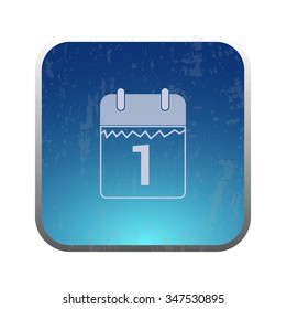 vector illustration of modern icon calendar 2016 