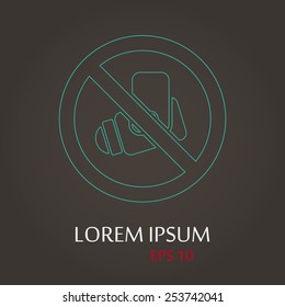vector illustration of modern  icon camera