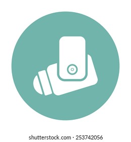 vector illustration of modern  icon camera