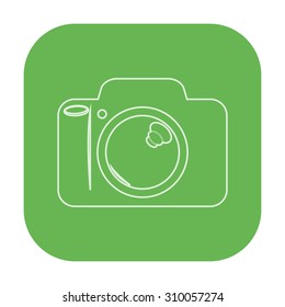vector illustration of modern icon camera
