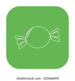 vector illustration of modern icon candy