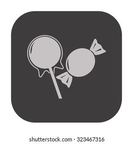 vector illustration of modern icon candy