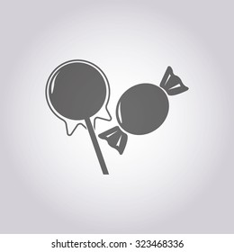 vector illustration of modern icon candy