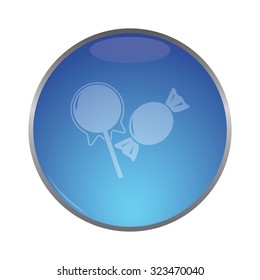 vector illustration of modern icon candy