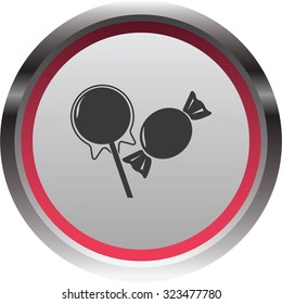 vector illustration of modern icon candy