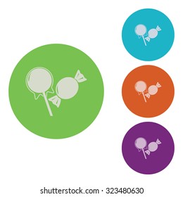 vector illustration of modern icon candy