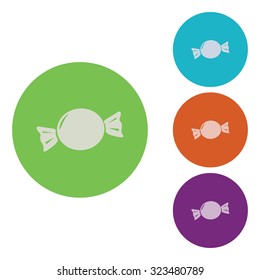 vector illustration of modern icon candy