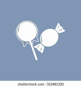 vector illustration of modern icon candy