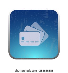 vector illustration of modern icon card