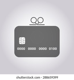 vector illustration of modern icon card