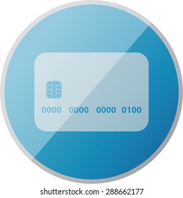 vector illustration of modern icon card