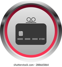 vector illustration of modern icon card