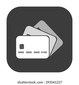 vector illustration of modern icon card