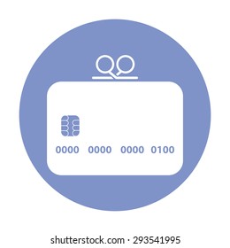 vector illustration of modern icon card