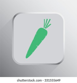 vector illustration of modern icon carrots