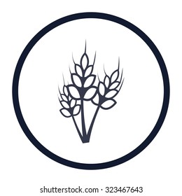 vector illustration of modern icon cereals