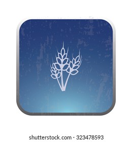 vector illustration of modern icon cereals