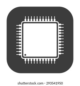 vector illustration of modern icon chip