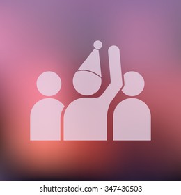 vector illustration of modern icon Christmas photo