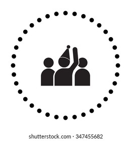 vector illustration of modern icon Christmas photo