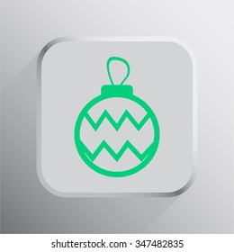 vector illustration of modern icon Christmas toy