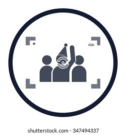 vector illustration of modern icon Christmas photo