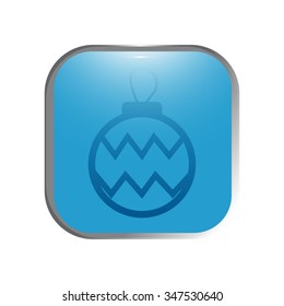 vector illustration of modern icon Christmas toy