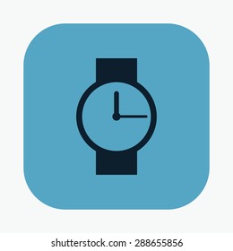 vector illustration of modern icon clock