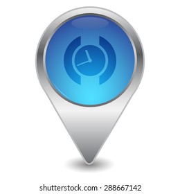 vector illustration of modern icon clock