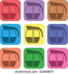 vector illustration of modern icon coffe