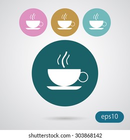 vector illustration of modern icon coffee eps 10