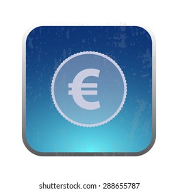 vector illustration of modern icon coin