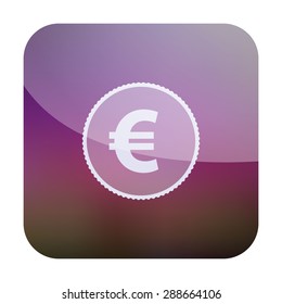 vector illustration of modern icon coin