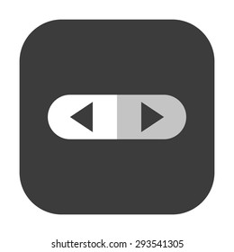 vector illustration of modern icon control button