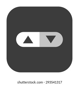 vector illustration of modern icon control button