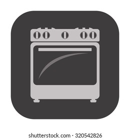 vector illustration of modern icon cooker