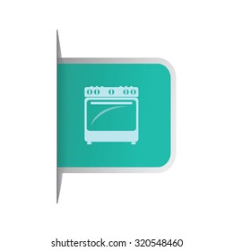 vector illustration of modern icon cooker