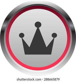 vector illustration of modern icon crown