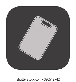 vector illustration of modern icon cutting board