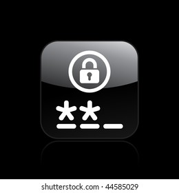 Vector illustration of modern icon depicting a login symbol