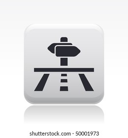 Vector illustration of modern icon depicting a concept of satellite navigation