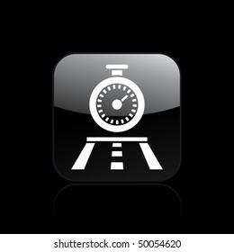 Vector illustration of modern icon depicting a stopwatch icon