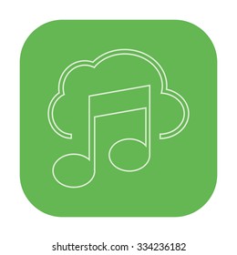 vector illustration of modern icon download note