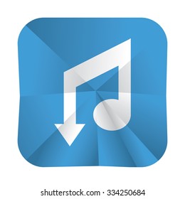 vector illustration of modern icon download note