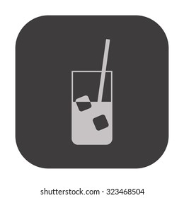 vector illustration of modern icon drink